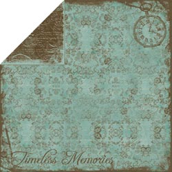 กระดาษ scrapbook PPC-Timeless12x12นิ้ว 2sides (2ด้าน ด้านละแบบ)แบรนด์ผลิตและนำเข้าจากUSA