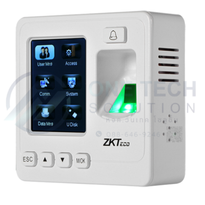 เครื่องควบคุมการเข้าออกและลงเวลาระบบลายนิ้วมือZKTecoSF100