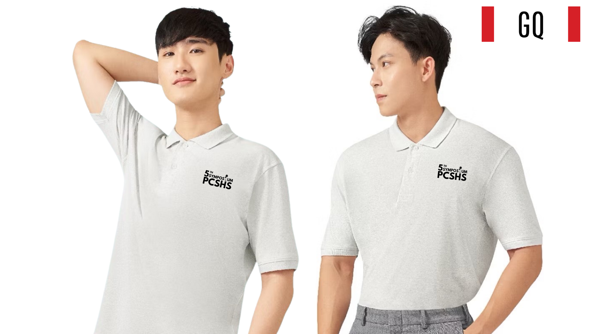 VIP สีเทาอ่อนโปโล จาก GQ