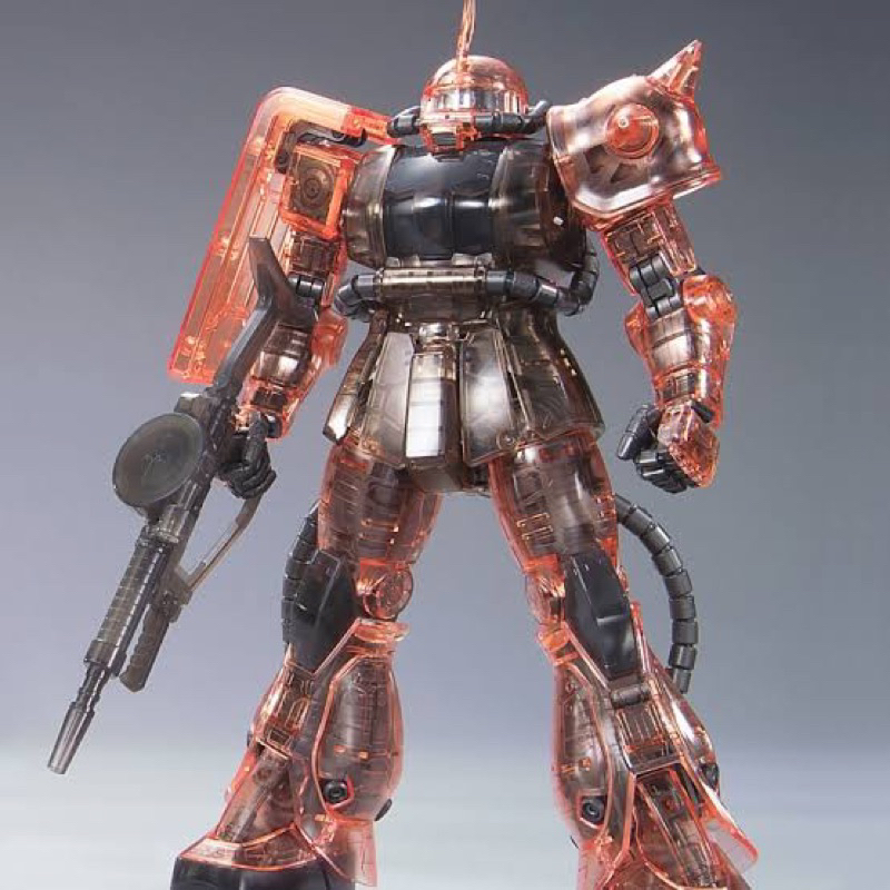 MG PREMIUM BANDAI MS-06S Zaku II Char’s ver 2.0 [LIMITED EXPO Clear Color]