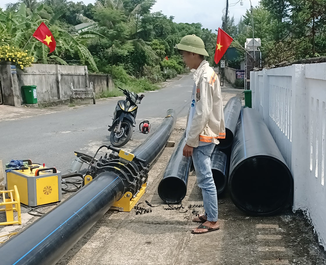 เครื่องเชื่อมท่อ Welping รุ่น WP250C Mnaual (มือหมุน) ขนาดที่เชื่อม 63mm-250mm