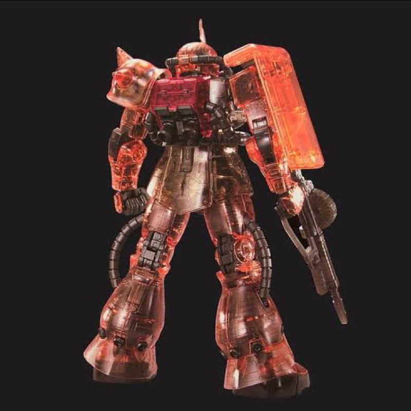 MG PREMIUM BANDAI MS-06S Zaku II Char’s ver 2.0 [LIMITED EXPO Clear Color]