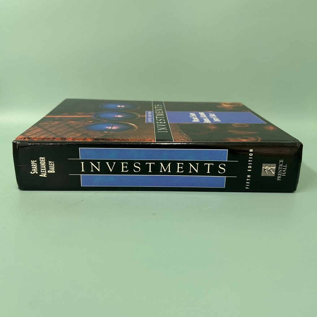 Investments Fifth Edition by William F. Sharpe, Gordon J/ Pre Owned/ Text book