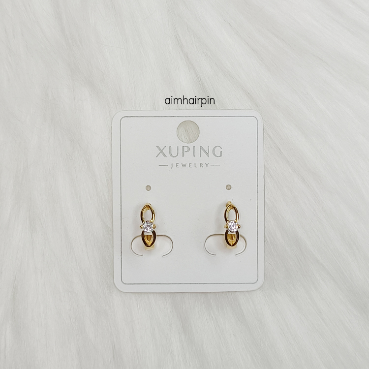 ต่างหูห่วงสีทอง ฝังเพชรชู - aimhairpin จำหน่ายกิ๊บติดผมเกาหลีแท้ และเครื่องประดับ ยางรัดผม คาดผมแฟชั่น สร้อยคอ ต่างหู