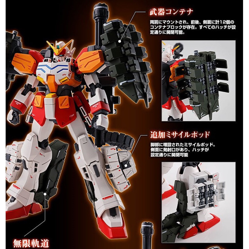 MG PREMIUM BANDAI Gundam Heavyarms EW Igel Unit