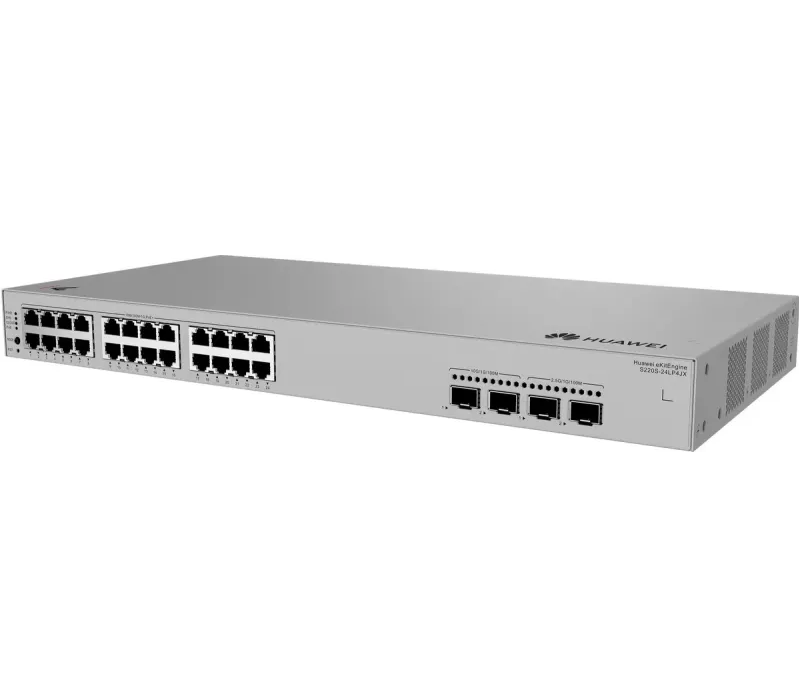 HUAWEI eKit S220S-24LP4JX L2-Managed POE Switch 24 Port Gigabit, POE 195W