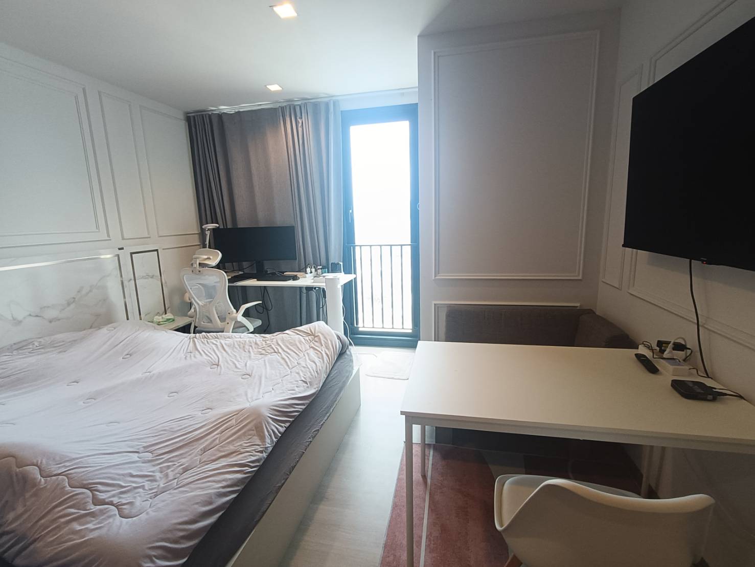 ให้เช่า (For Rent) คอนโด : เดอะ ไลน์ พหลโยธิน อาคาร B ประเภท : 1 ห้องนอน 1ห้องน้ำ พื้นที่ :32.5 ตรม.