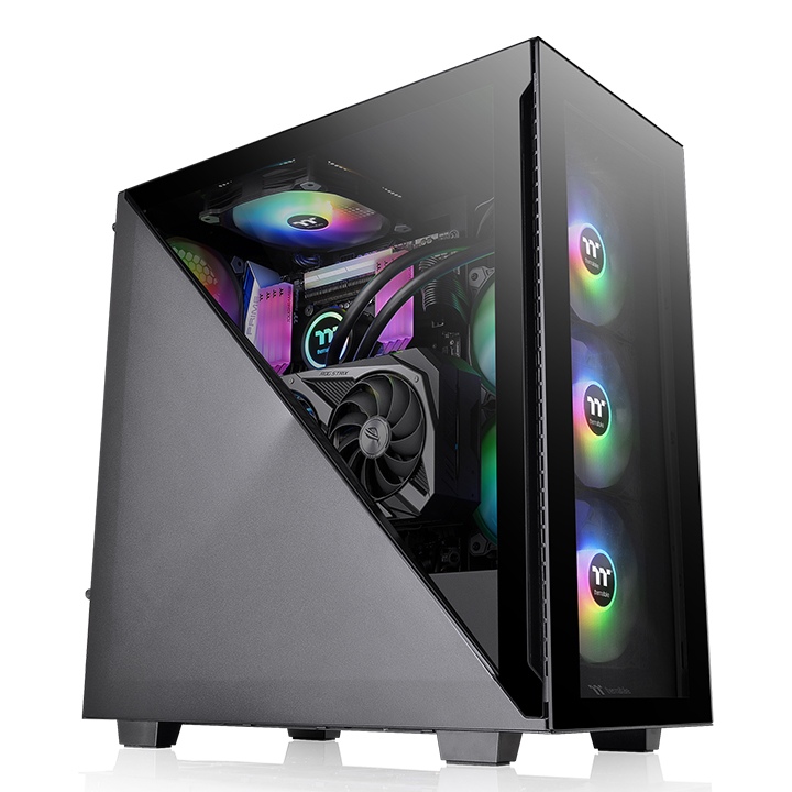 CASE THERMALTAKE DIVIDER 300 TG ARGB - BLACK
