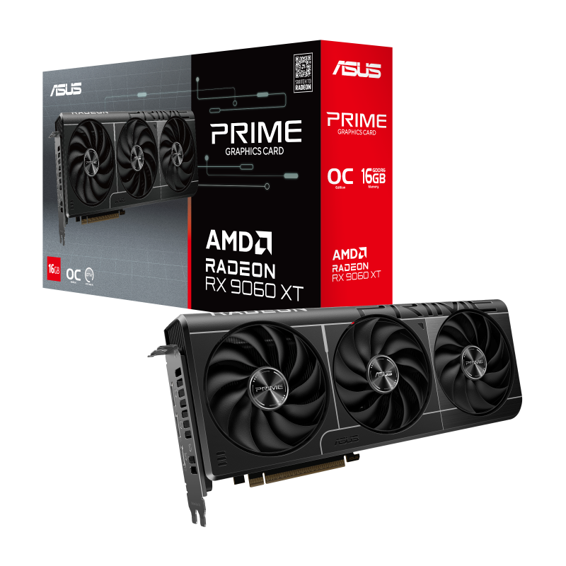 ASUS PRIME AMD RADEON RX 9060 XT OC - 16GB GDDR6