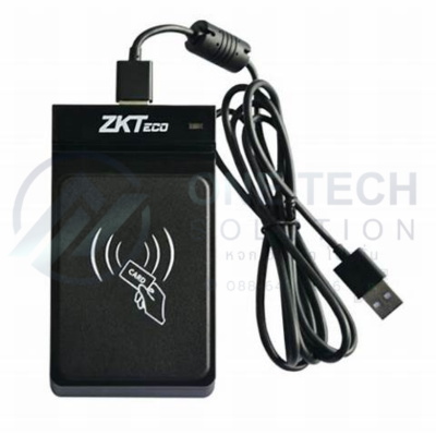 อุปกรณ์อ่านและเขียนบัตร MIFARE USB รุ่น ZKTeco CR20MW