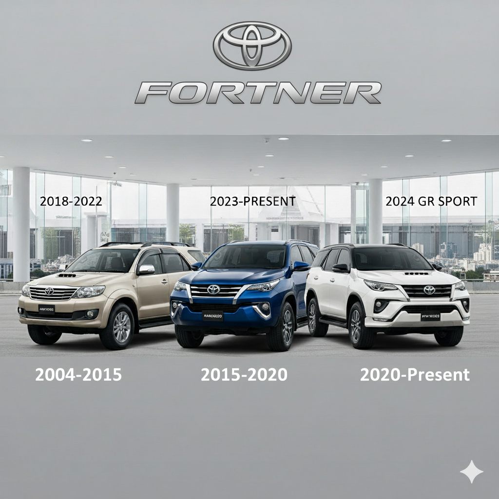 แบตเตอรี่ TOYOTA Fortuner ทุกรุ่น (FB, GS, 3K, YUASA)