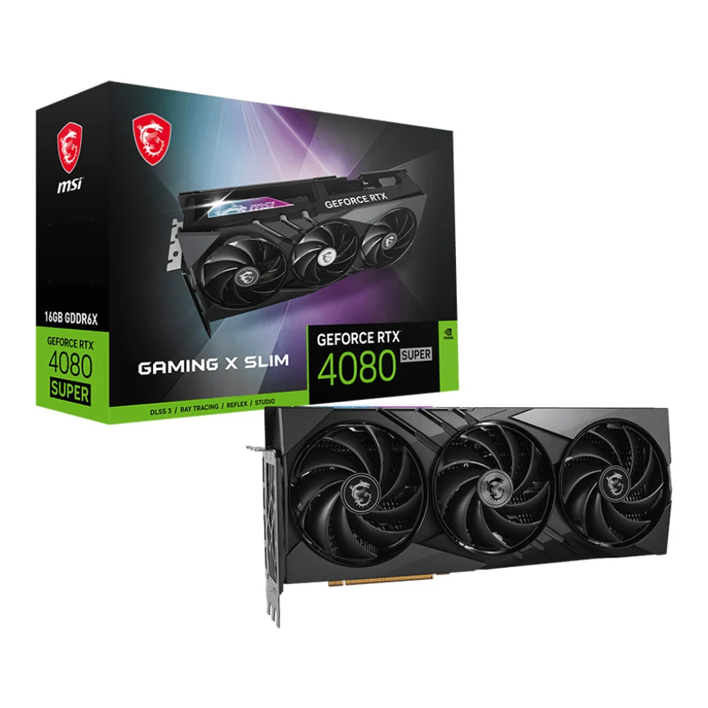 MSI GEFORCE RTX 4080 SUPER GAMING X SLIM - 16GB GDDR6X