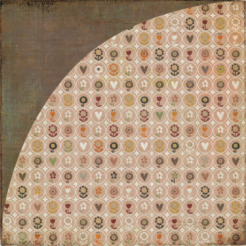 กระดาษ scrapbook BSG- Pyrus OL 12x12 (2sides) มีลาย2ด้าน ด้านละแบบให้เลือกใช้ ผลิตในอเมริกา