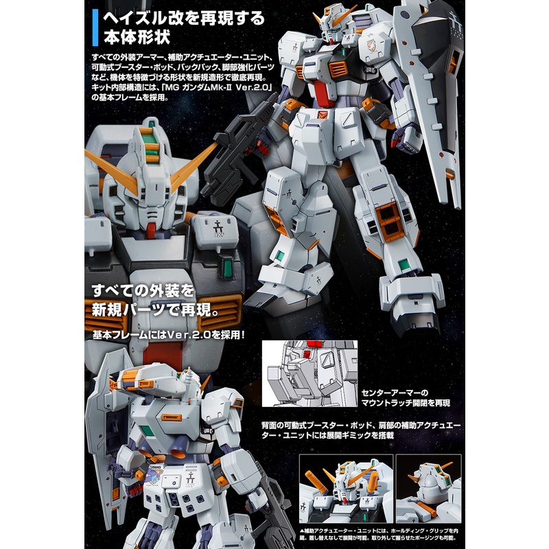 MG PREMIUM Bandai RX 121-1 Gundam TR-1 Hazel Custom