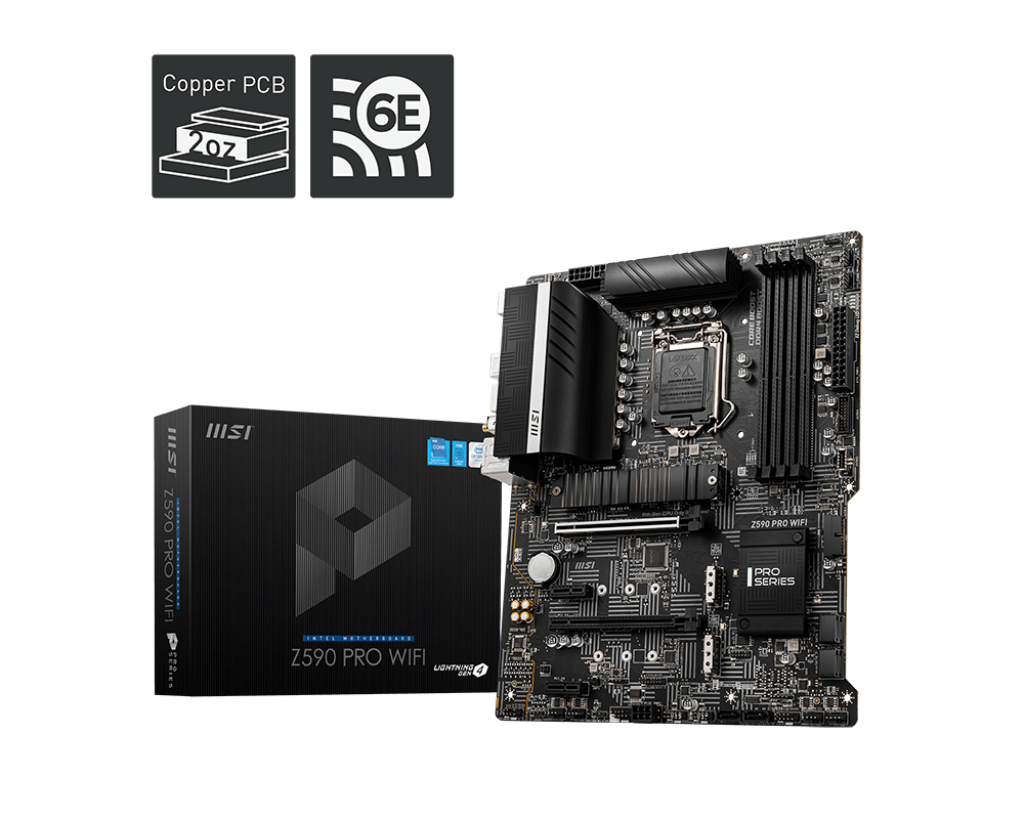 MAINBOARD MSI Z590 PRO WIFI (LGA1200/DDR4)