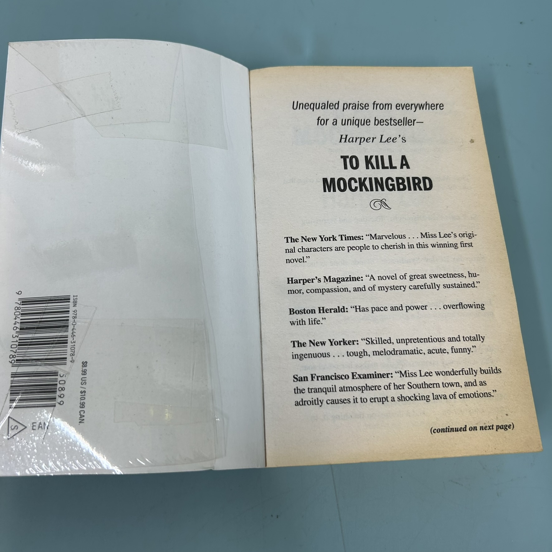 To Kill a Mockingbird / Pre-Owned / Harper Lee / J.B. Lippincott & Co. / Fiction English Book