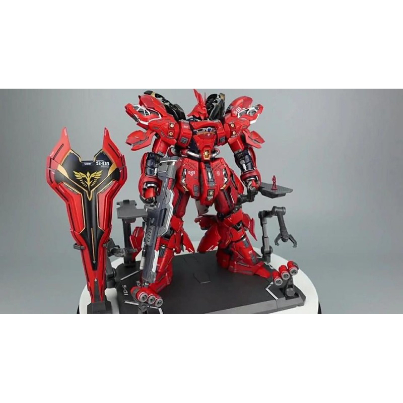 ฐานซ่อมบำรุง SAZABI MAINTENANCE AND ARMOR HANGER สำหรับขนาด MG 1/100 SAZABI มีไฟ LED