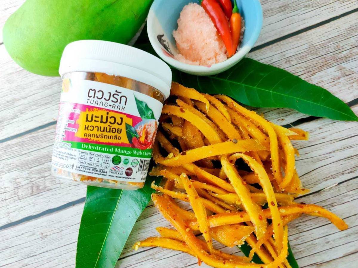 มะม่วงโชคอนันต์อบแห้งคลุกพริกเกลือ 75g