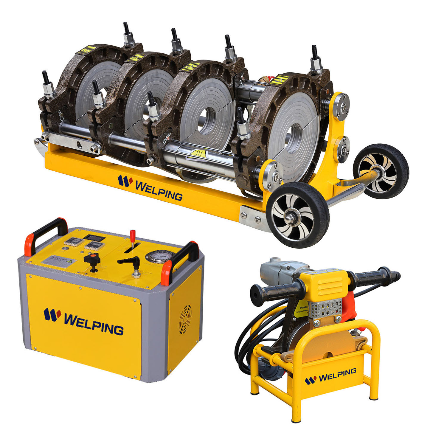 เครื่องเชื่อมท่อ Welping รุ่น WP250A ไฮดรอลิค ขนาดท่อที่เชื่อม 63mm-250mm