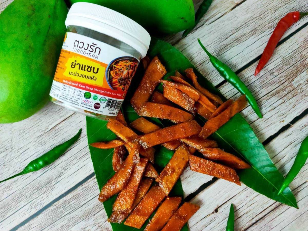 มะม่วงโชคอนันต์คลุกยำแซบอบแห้ง 75g