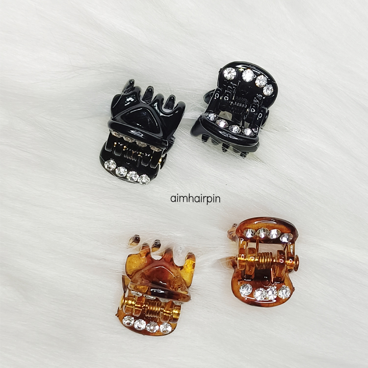 กิ๊บจับช่อจิ๋ว ฝังเพชร - aimhairpin จำหน่ายกิ๊บติดผมเกาหลีแท้ และเครื่องประดับ ยางรัดผม คาดผมแฟชั่น สร้อยคอ ต่างหู