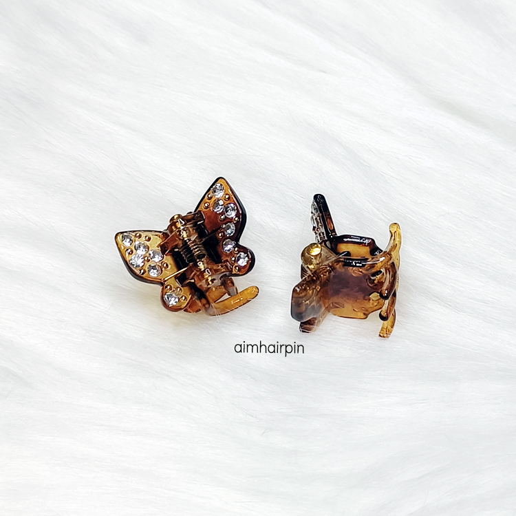 กิ๊บจับช่อ ทรงผีเสื้อ ฝังเพชร - aimhairpin จำหน่ายกิ๊บติดผมเกาหลีแท้ และเครื่องประดับ ยางรัดผม คาดผมแฟชั่น สร้อยคอ ต่างหู