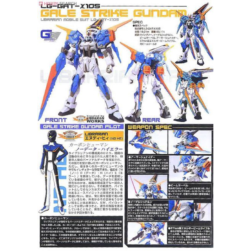NG 1/100 BANDAI Gale Strike Gundam