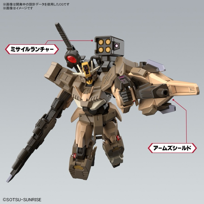 HG BANDAI Gundam OO Command Qan[t] Desert Type