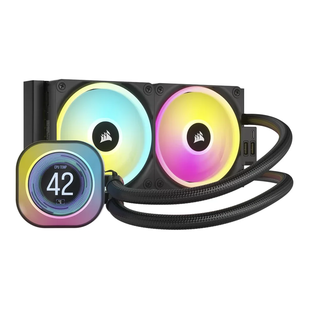 CPU LIQUID COOLER CORSAIR iCUE LINK H100i RGB - BLACK