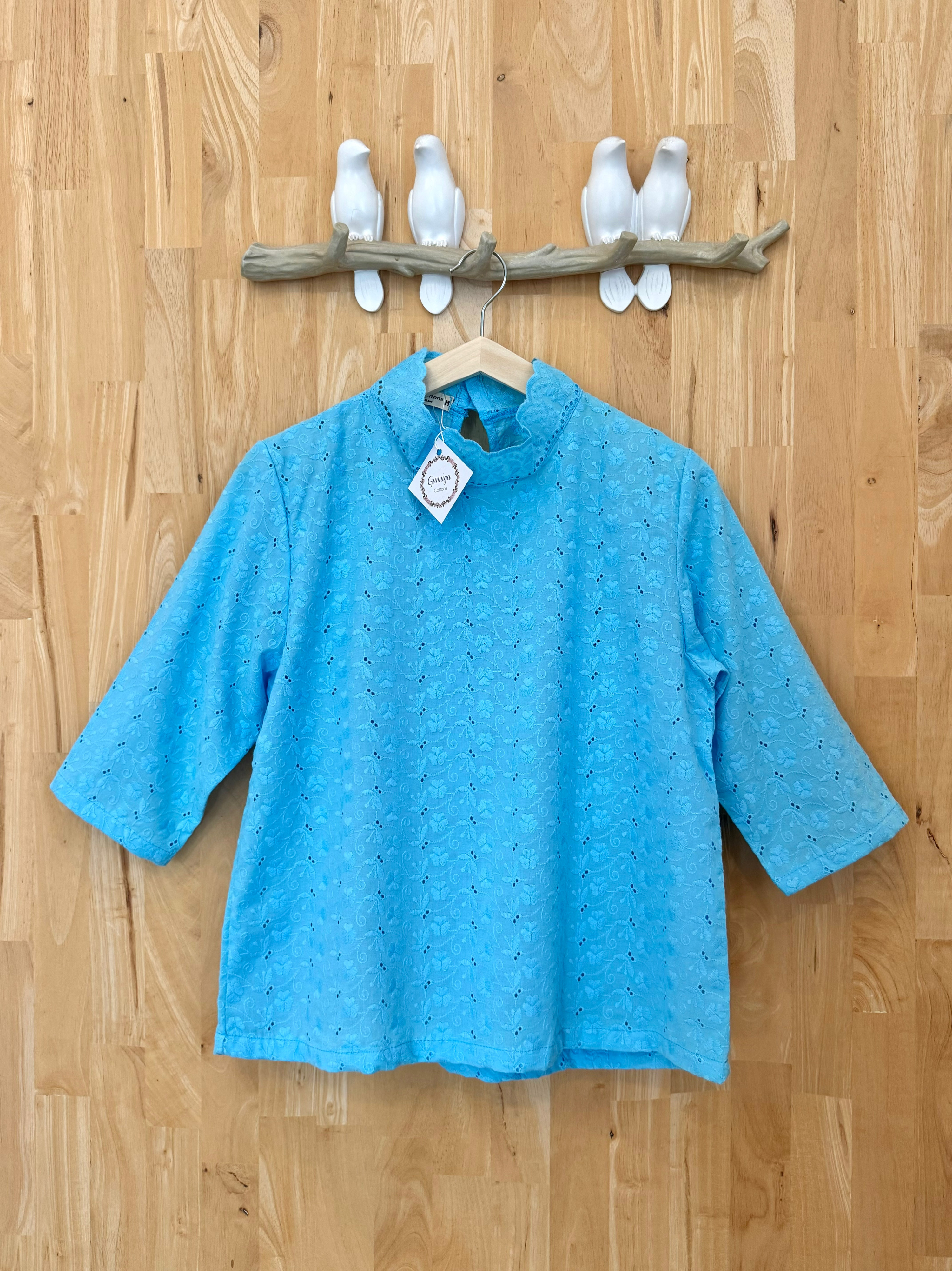 เสื้อซ้องปีบ สีฟ้า สีฟ้าคราม