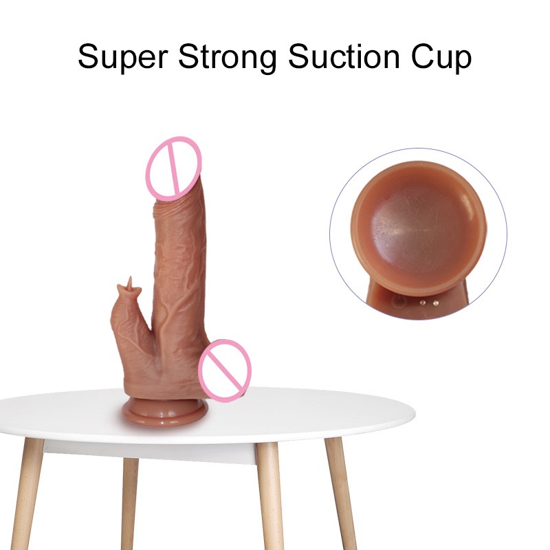 ดิลโด้เกรดPremium(มีลิ้น) ชักเข้าออก ชาร์ตแบตไร้สาย