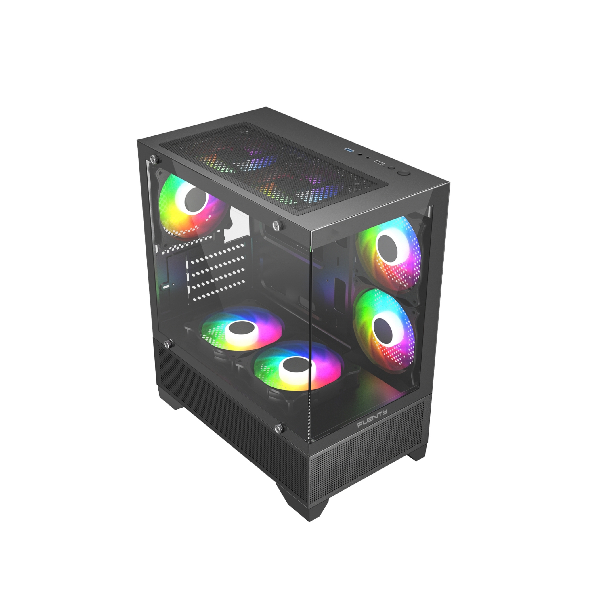 CASE PLENTY GL210M FIX RANIBOW - BLACK (FANx3)