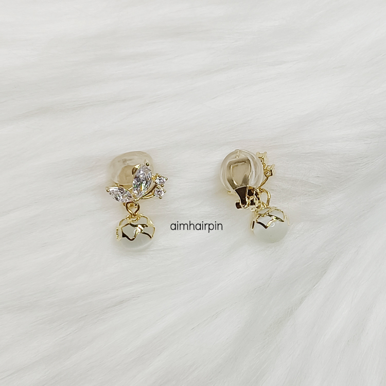 ต่างหูหนีบห้อยตุ้งติ้ง - aimhairpin จำหน่ายกิ๊บติดผมเกาหลีแท้ และเครื่องประดับ ยางรัดผม คาดผมแฟชั่น สร้อยคอ ต่างหู