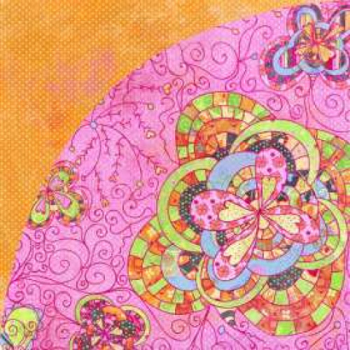 กระดาษ scrapbook BSG-JawBreakers12x12 (2sides) มีลาย2ด้าน ด้านละแบบให้เลือกใช้ ผลิตในอเมริกา