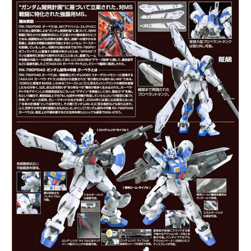 RE100 BANDAI Gundam GP04s Gerbera