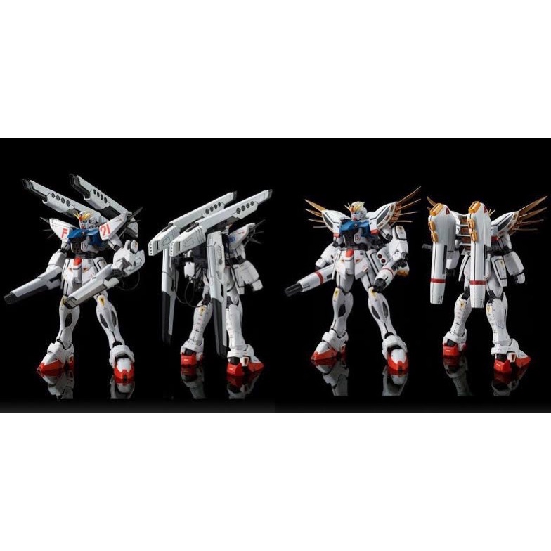 MG PREMIUM BANDAI Gundam F91 Ver 2.0 Back Cannon Type & Twin V.S.B.R. Set Up Type