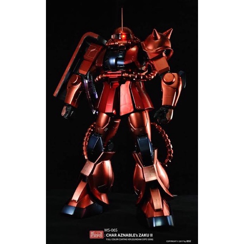 MG PREMIUM BANDAI MS-06S Zaku II Char’s 20th Anniversary Special Coating ver