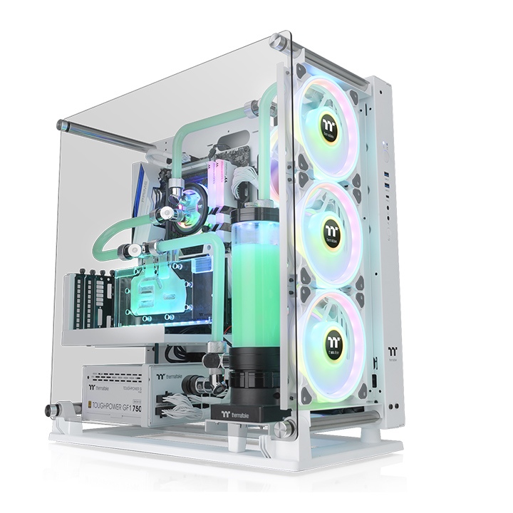 CASE THERMALTAKE CORE P3 TG PRO SNOW - WHITE (E-ATX)