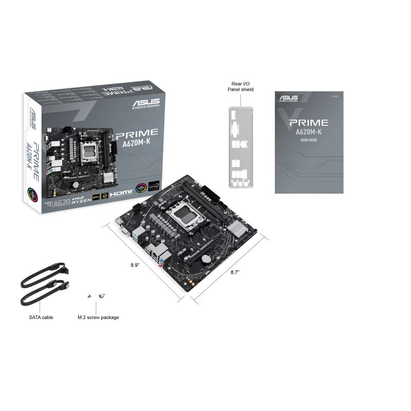 AM5 ASUS PRIME A620M-K DDR5