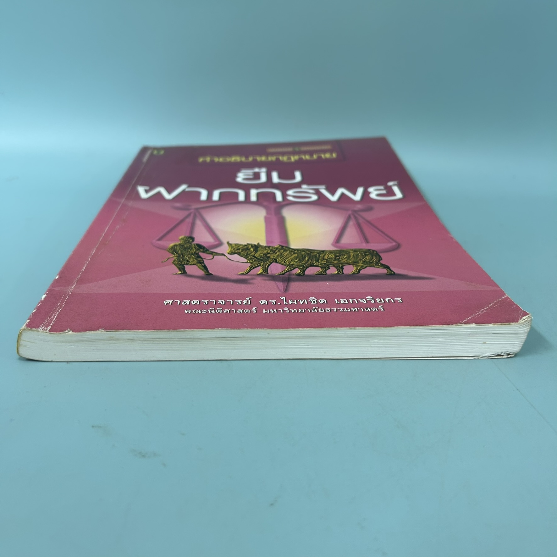 คำอธิบายกฎหมาย ยืมฝากทรัพย์ / มือสอง / ศาสตราจารย์ ดร. ไผทชิต เอกจริยกร / สำนักพิมพื วิญญชน / กฎหมาย