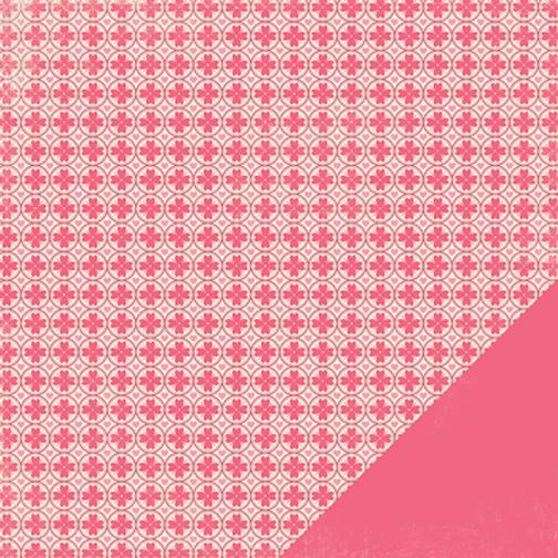 กระดาษ scrapbook MM-Heart Floral 12x12นิ้ว double side 2ด้าน(ด้านละแบบให้เลือกใช้)แบรนด์นำเข้าจากUSA