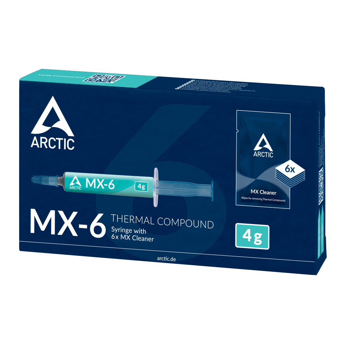 THERMAL COMPOUND ARCTIC MX-6 : 4g ( 6X- MX CLEANER )