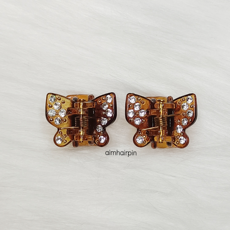 กิ๊บจับช่อ ทรงผีเสื้อ ฝังเพชร - aimhairpin จำหน่ายกิ๊บติดผมเกาหลีแท้ และเครื่องประดับ ยางรัดผม คาดผมแฟชั่น สร้อยคอ ต่างหู
