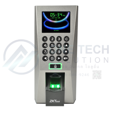 เครื่องควบคุมการเข้าออกและลงเวลาระบบลายนิ้วมือ ZKTecoF18(ZMM210)
