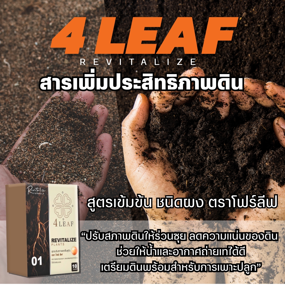 4 LAEF โฟร์ลีฟ อาหารเสริมพิช ปุ๋ยเร่งผลผลิต ปุ๋ยชีวภาพ ปุ๋ยเร่งโต กรดฮิวมิก ปุ๋ยอินทรีย์ ปุ๋ยพืช ปุ๋ยผัก ปุ๋ยผลไม้ ปุ๋ยไม้ดอก ฟื้นฟูพืช ปุ๋ยคุณภาพ ปุ๋ยราคาดี ปุ๋ยส่งฟรี