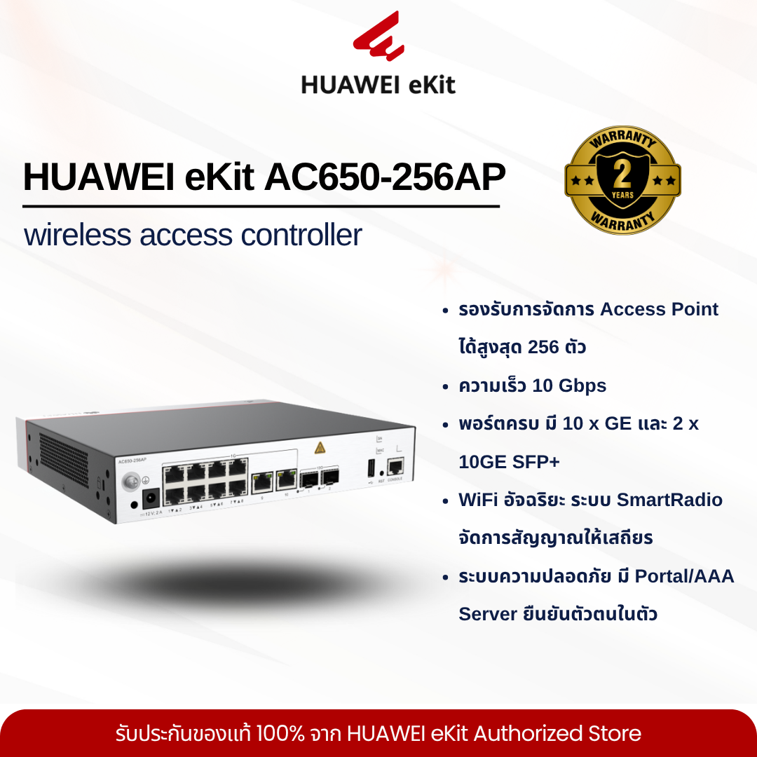 HUAWEI eKit AC650-256AP Wireless Access Controller Datasheet