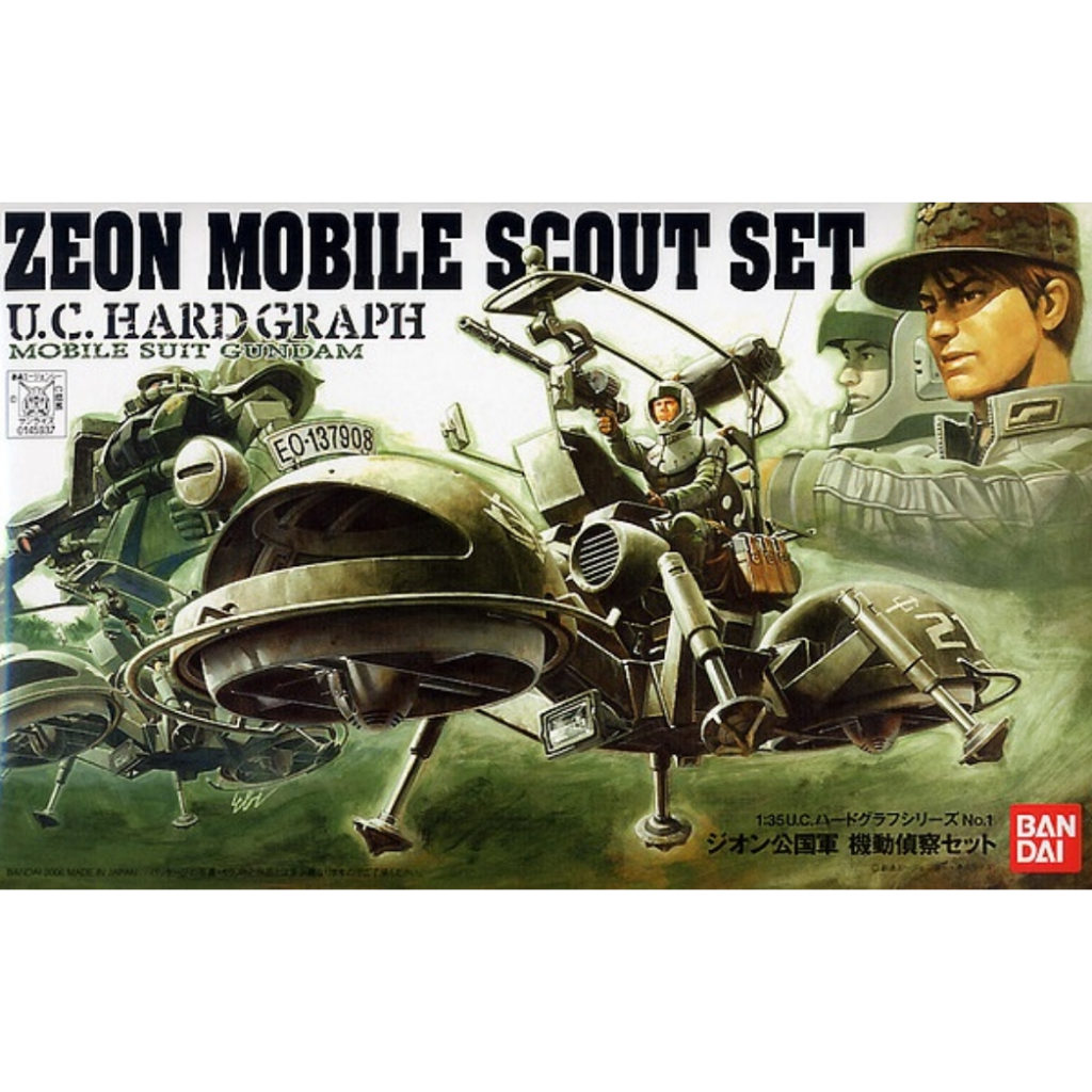 BANDAI 1/35 Zeon Mobile Scout Set