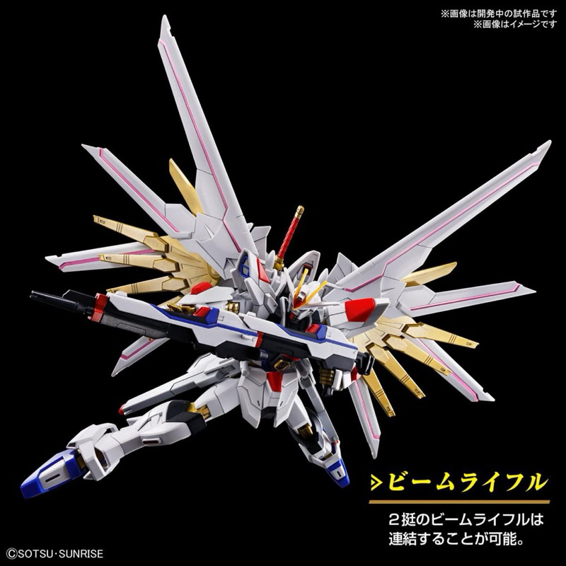 HG BANDAI ZGMF-X20A Mighty Strike Freedom Gundam