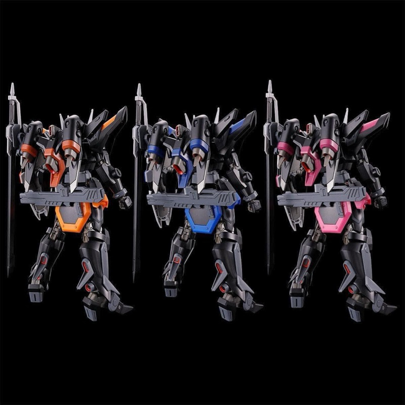 HG PREMIUM BANDAI Black Knight Squad Rud-ro. Redelard Custom&Daniel Custom&Liu Custom Set