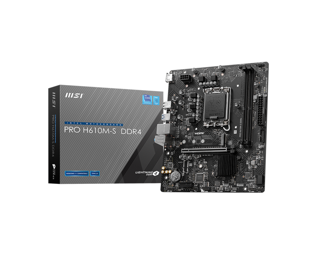 MAINBOARD MSI PRO H610M-S (LGA1700/DDR4)